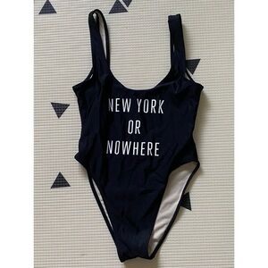 New York or Nowhere Swimsuit Black Knowlita S/M